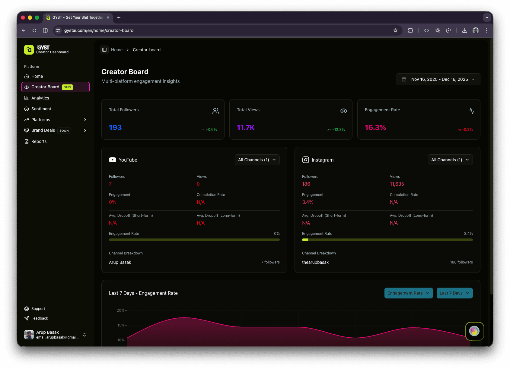 GYST App screenshot 4