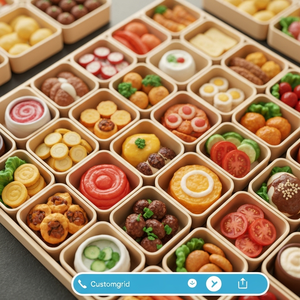 Interactive Bento Grid full preview